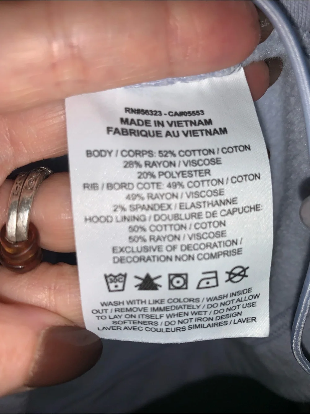 Nike Lilac Hoodie XL Iridescent Swoosh Bungee Hem Pullover